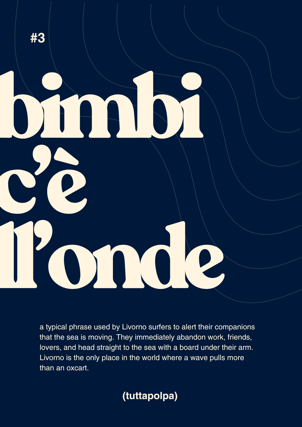 POSTER BIMBI C’È LL’ONDE