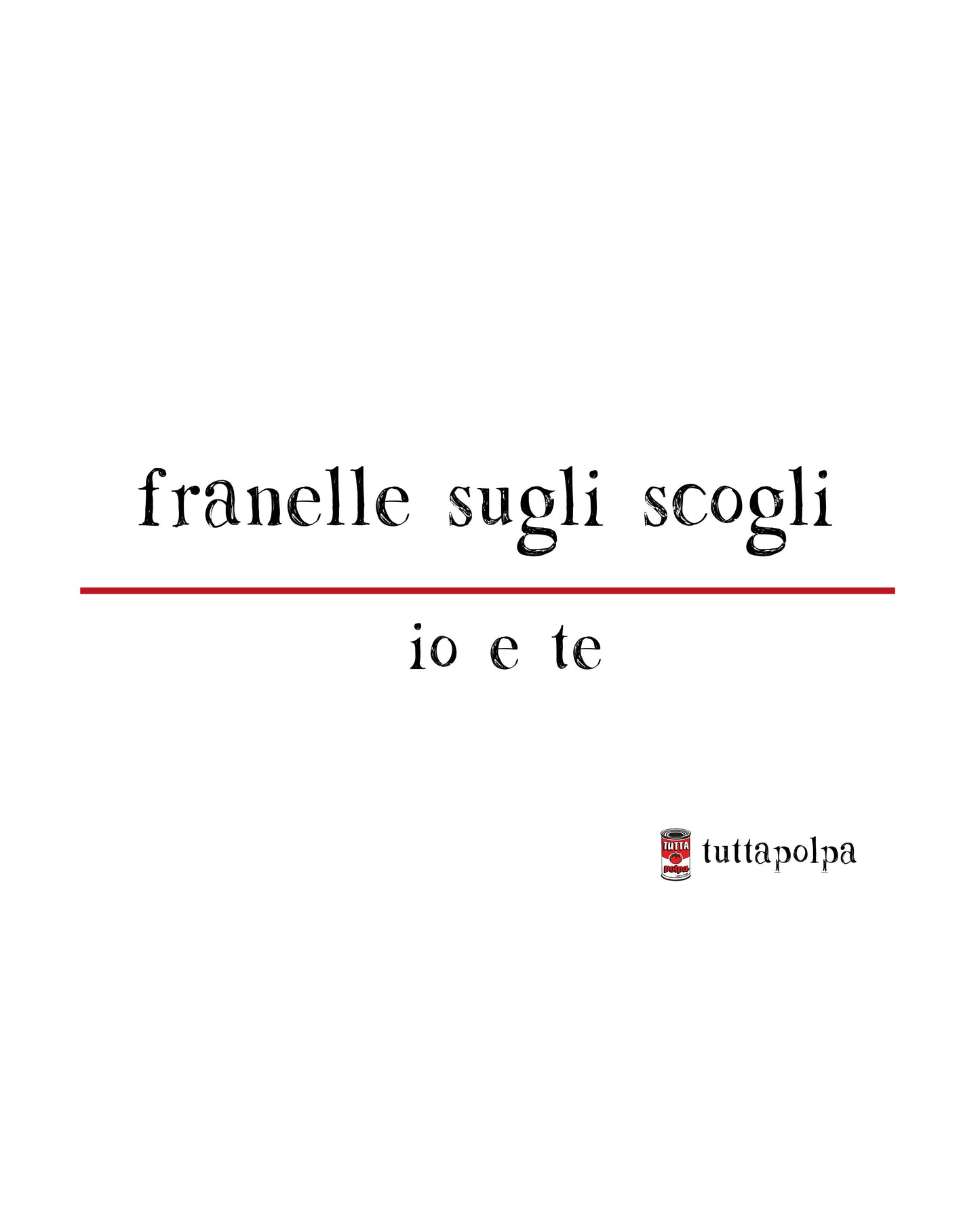 Franelle sugli scogli