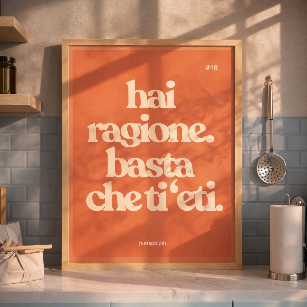 POSTER Hai ragione. Basta che ti 'eti