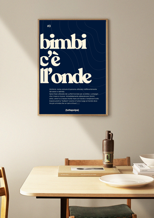 POSTER BIMBI C’È LL’ONDE