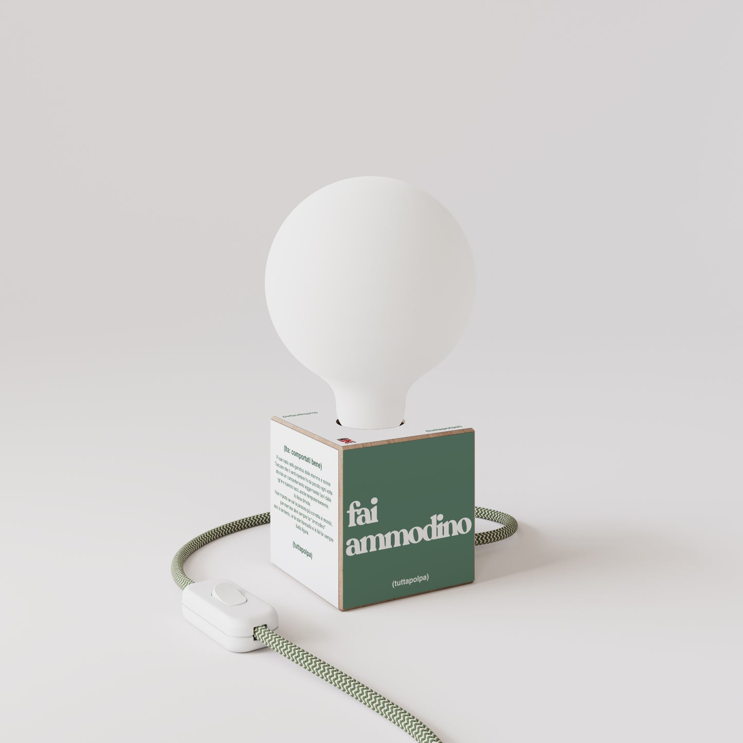 Lampada da tavolo Cubetto | Fai ammodino