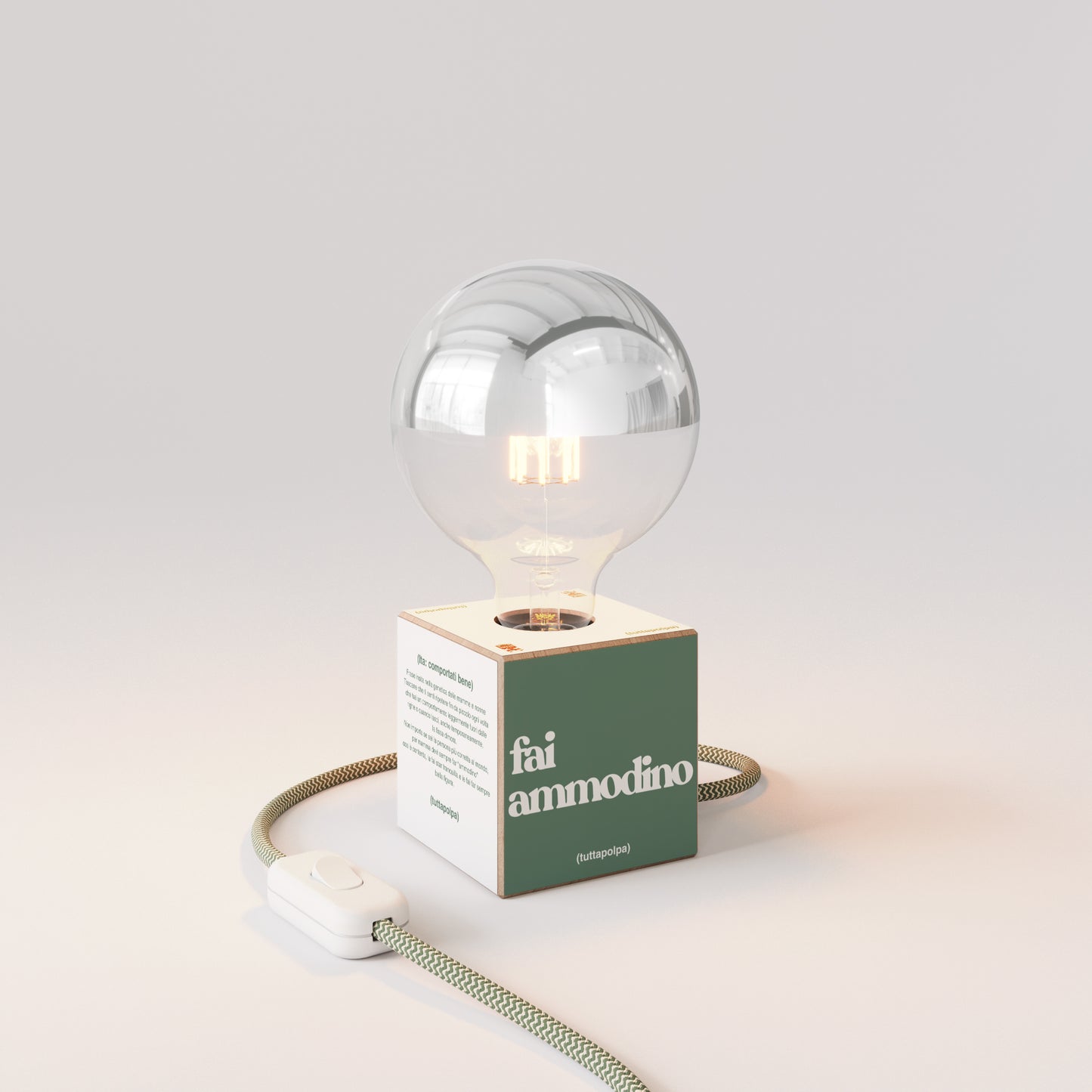 Lampada da tavolo Cubetto | Fai ammodino