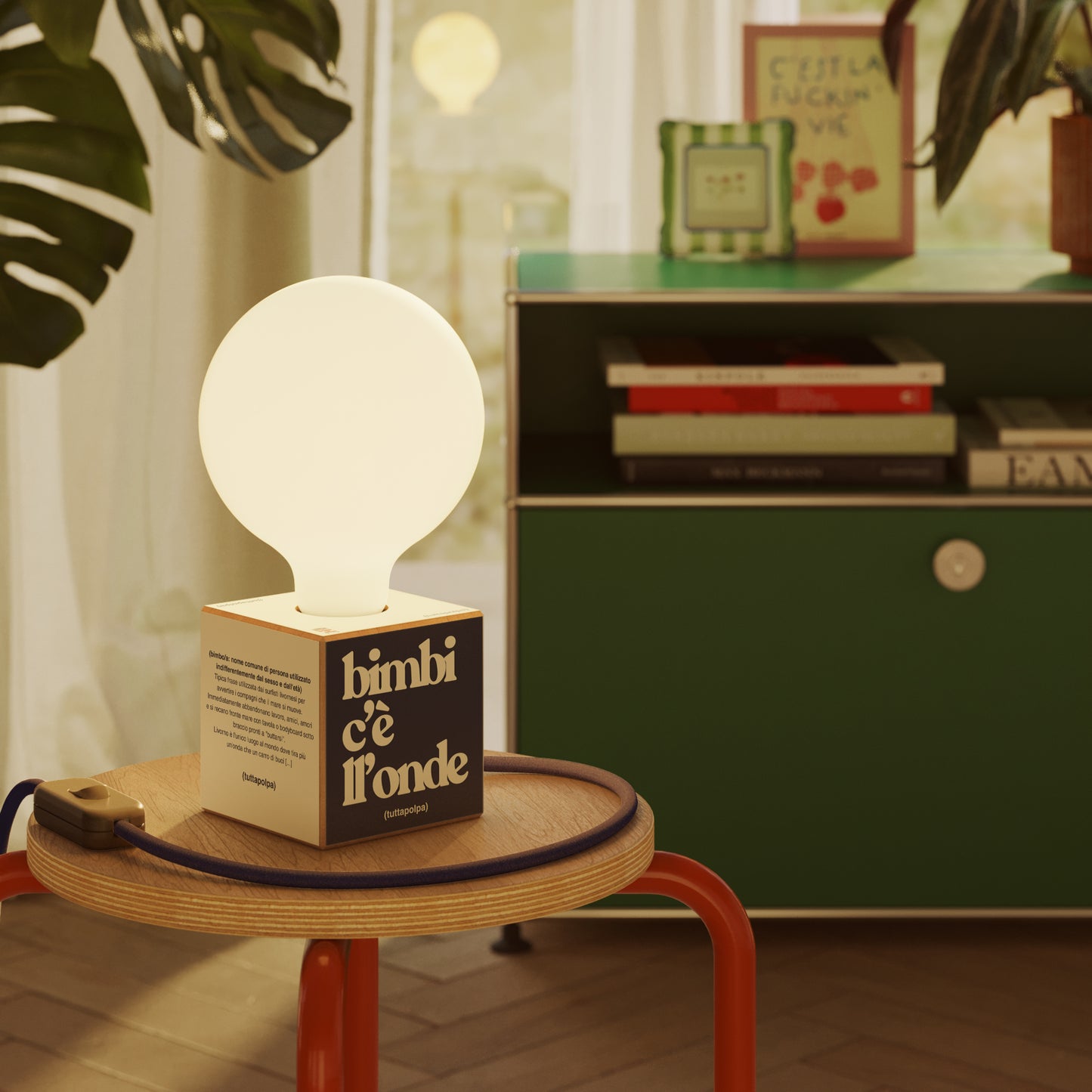 Lampada da tavolo Cubetto | bimbi c'è ll'onde
