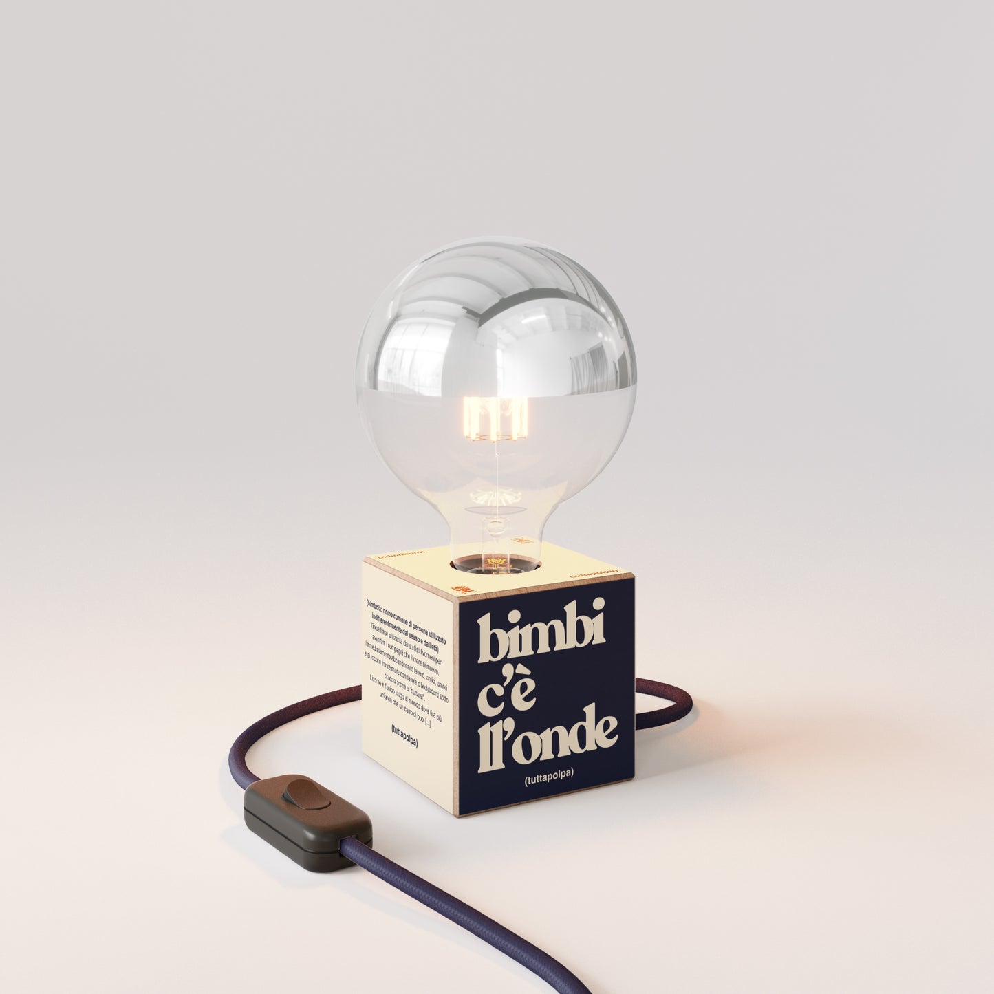 Lampada da tavolo Cubetto | bimbi c'è ll'onde