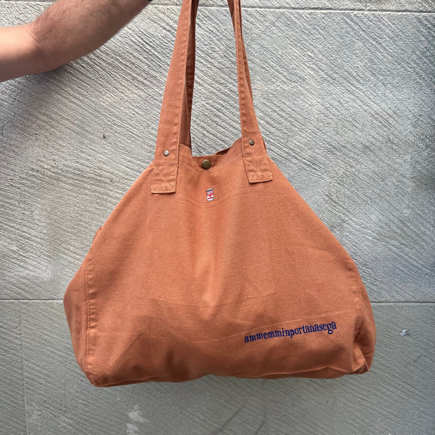 Borsa in cotone - Ammemmimportanasega