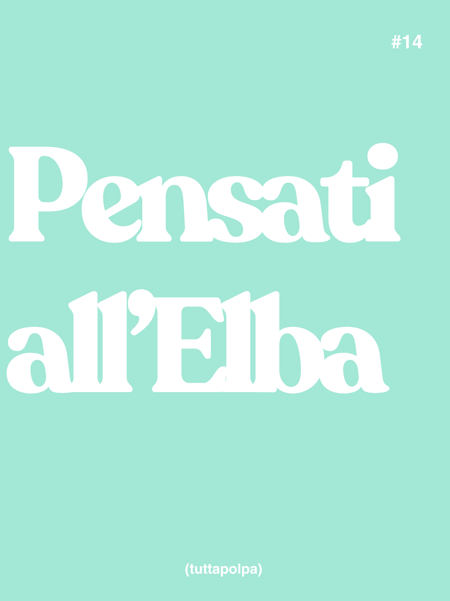 POSTER PENSATI ALL'ELBA