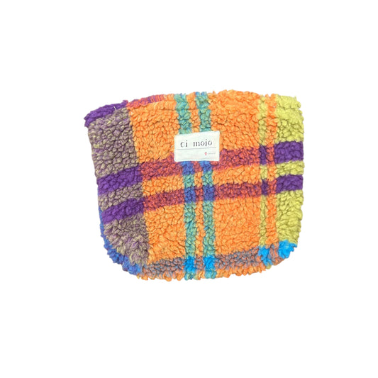 Pochette a quadri multicolor