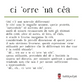 ci 'orre 'na céa