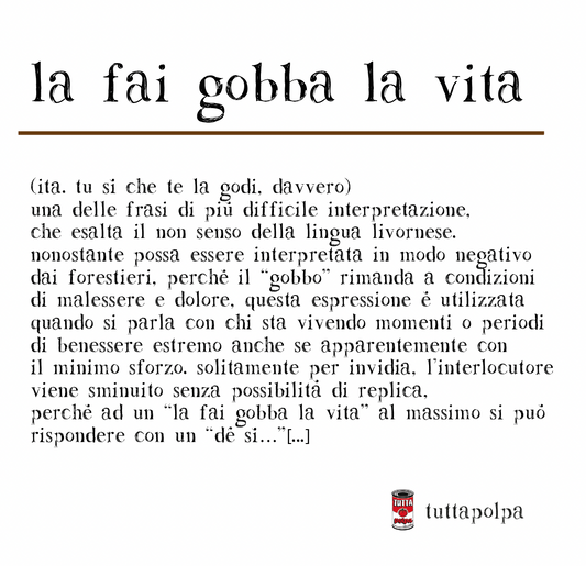 la fai gobba la vita