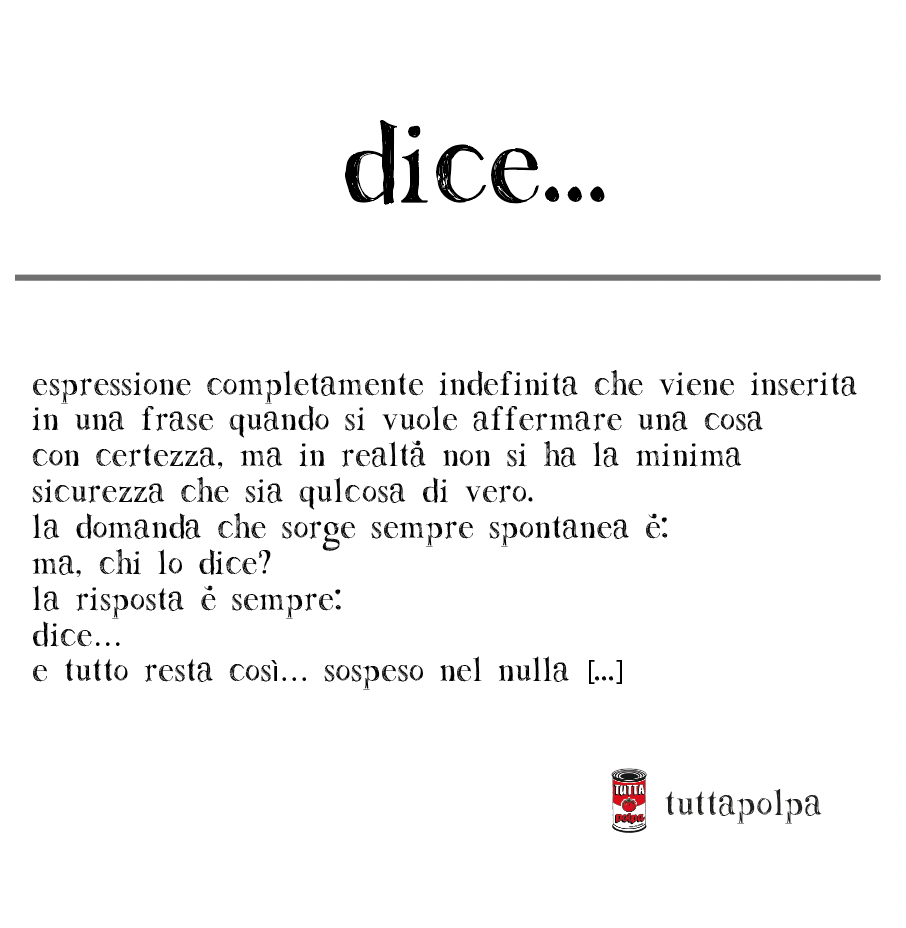 dice...