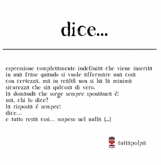 dice...