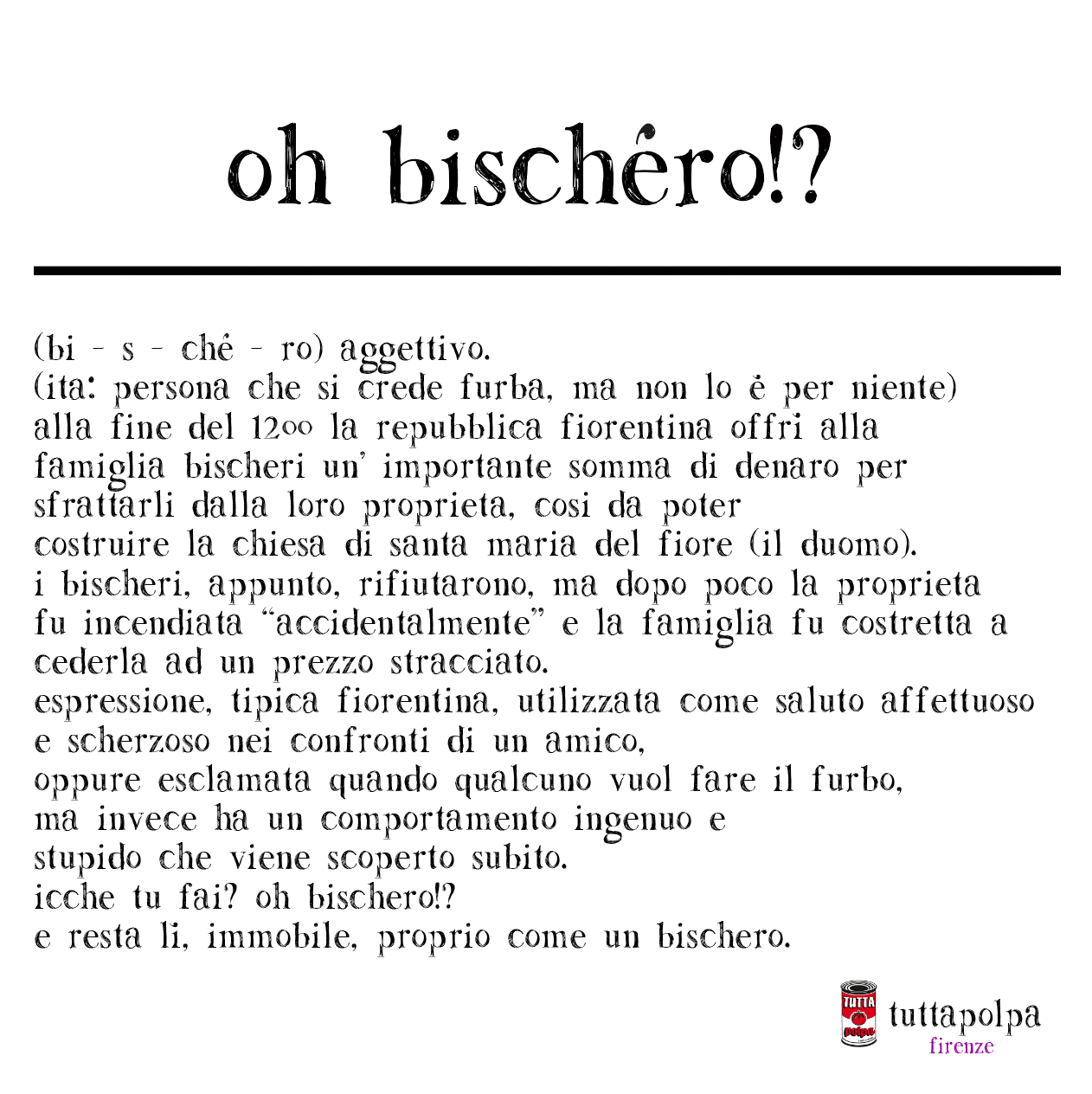 oh bischero!?