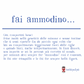 Fai ammodino