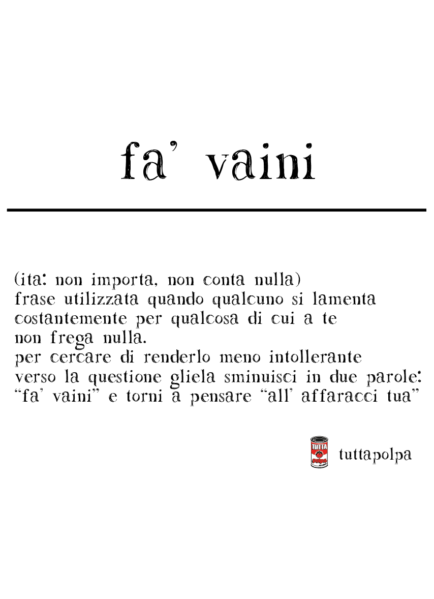 Fa' vaini